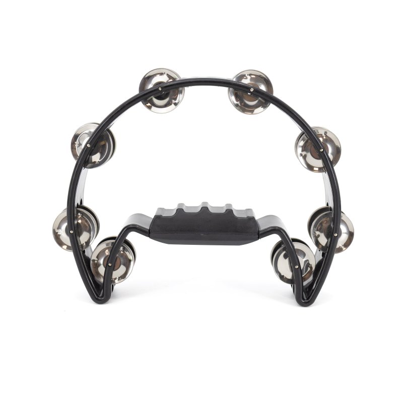 Mano Percussion - Black Cutaway Tambourine #MP-TC-BK