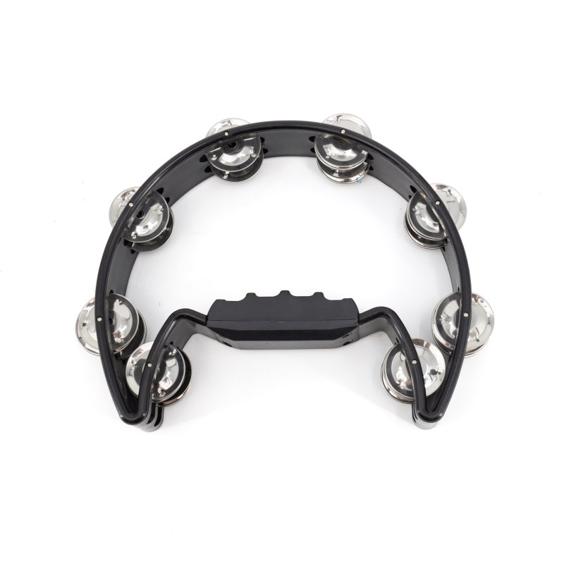 Mano Percussion - Black Cutaway Tambourine #MP-TC-BK