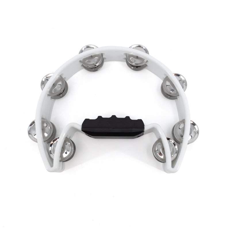 Mano Percussion - Cutaway Tambourine White #MP-TC-WH