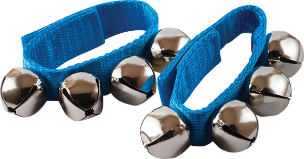 Mano Percussion - Wrist Bells - Blue (pair) #MP-WBL-BL