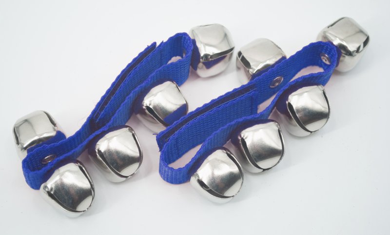 Mano Percussion - Wrist Bells - Blue (pair) #MP-WBL-BL