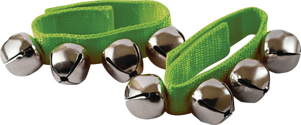 Mano Percussion - Wrist Bells - Green (pair) #MP-WBL-GN