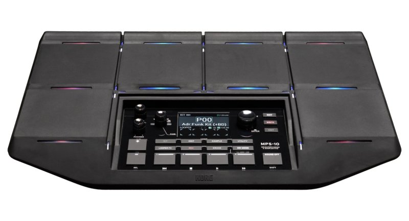 Korg - Drum, Percussion and Sampler 10-Pad Drum Controller #MPS10