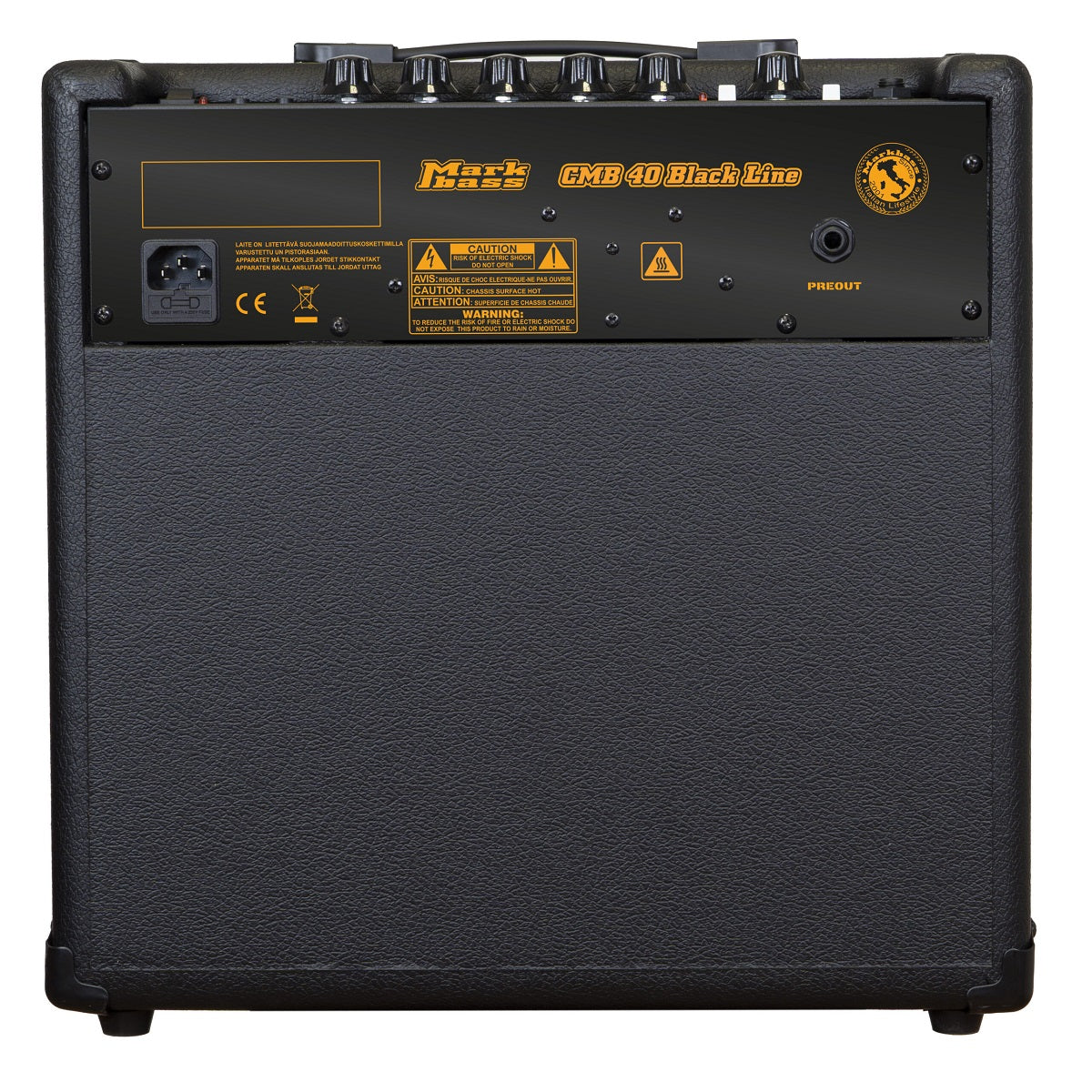 Markbass - CMB101 Black Line 40W 1x10 Combo - MBC105104Z Back
