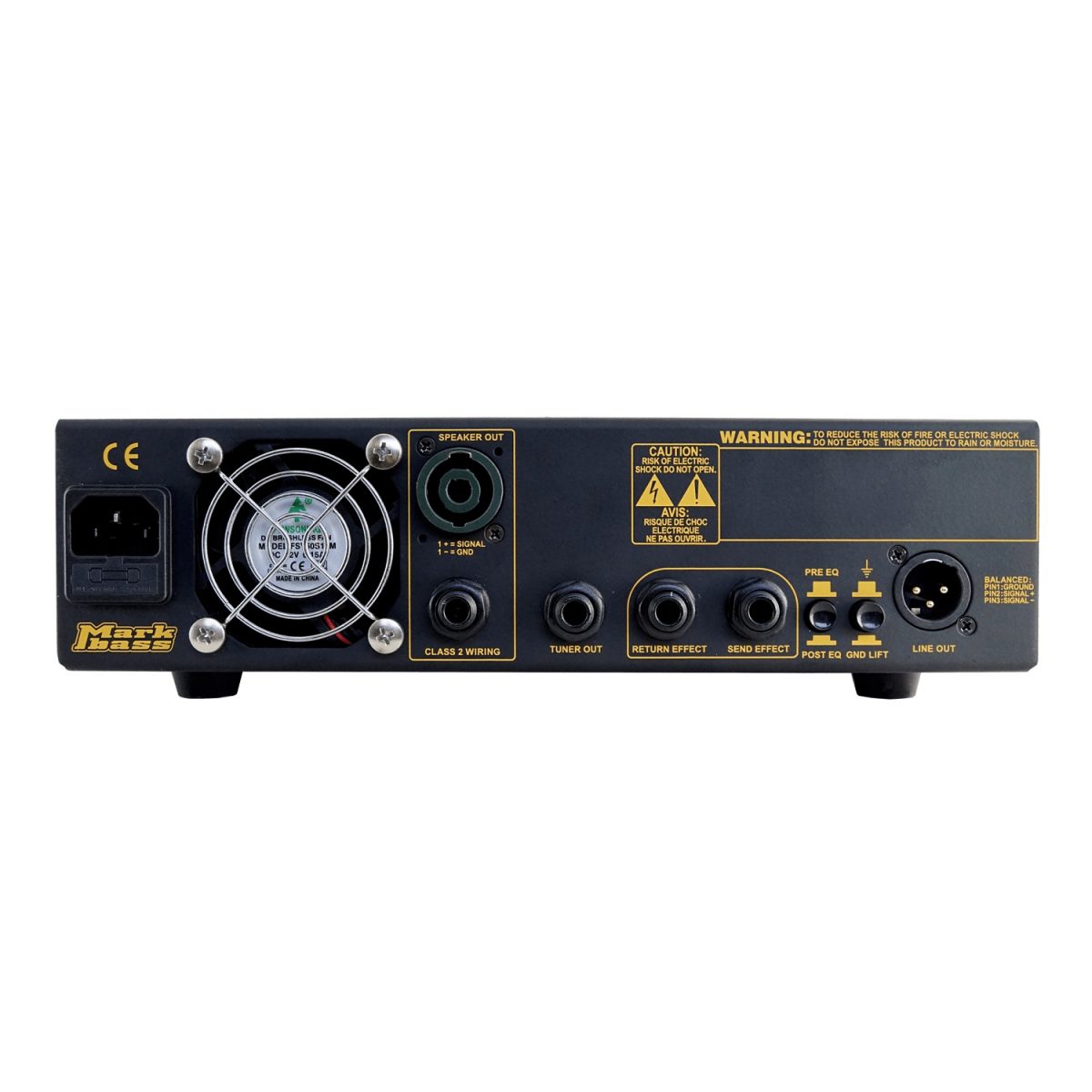 Markbass - Little Mark IV - 500w Bass Amplifier Head Back