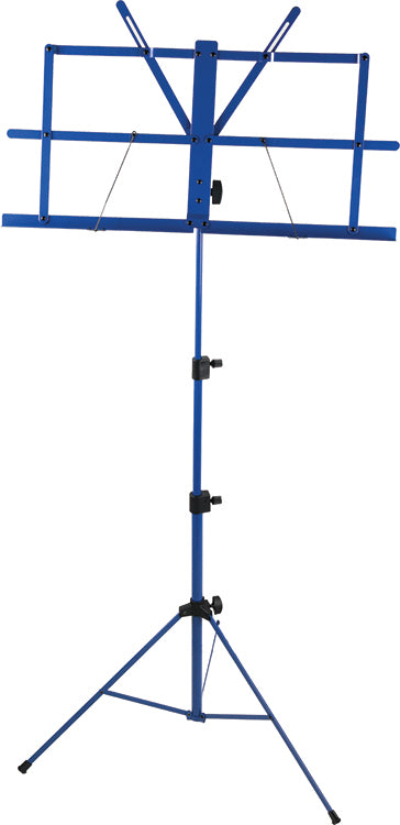 Profile - Folding 3 Section Sheet Music Stand W/ Carrying Bag Blue #MS033BLP