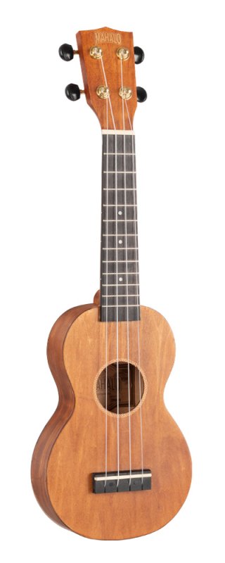 Mahalo - Slimline Series Soprano Ukulele With Carry Bag, Transparent Brown #MS1-TBR