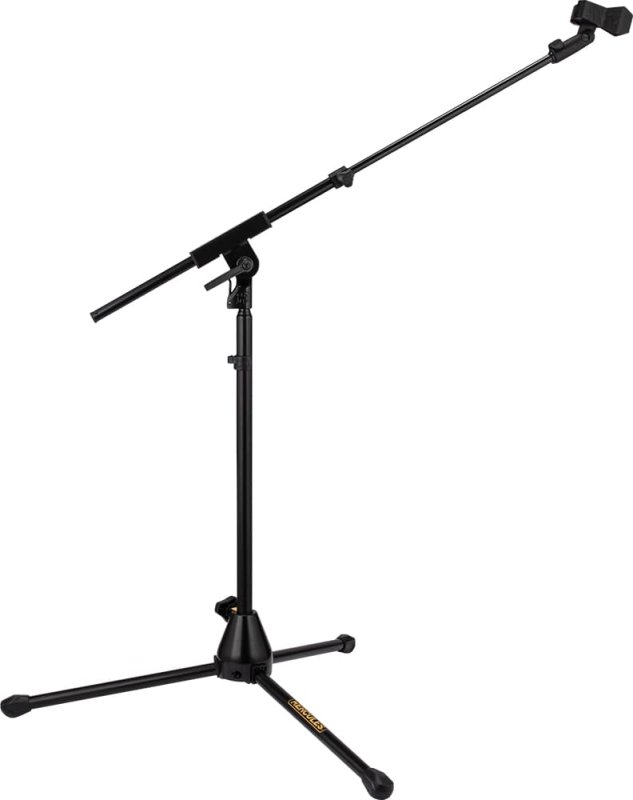 Hercules Stands - Low Profile Tripod Microphone Stand With Telescopic Boom Arm #MS520BPRO