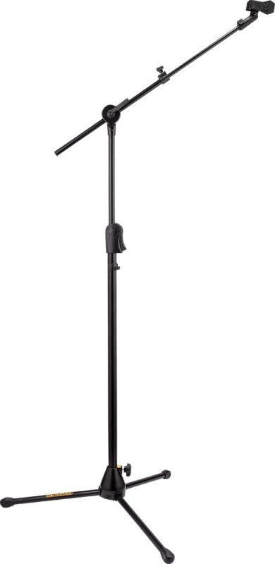 Hercules Stands - EZ Clutch Tripod Microphone Stand With Telescoping Hideaway 2-in-1 Boom #MS523BPRO