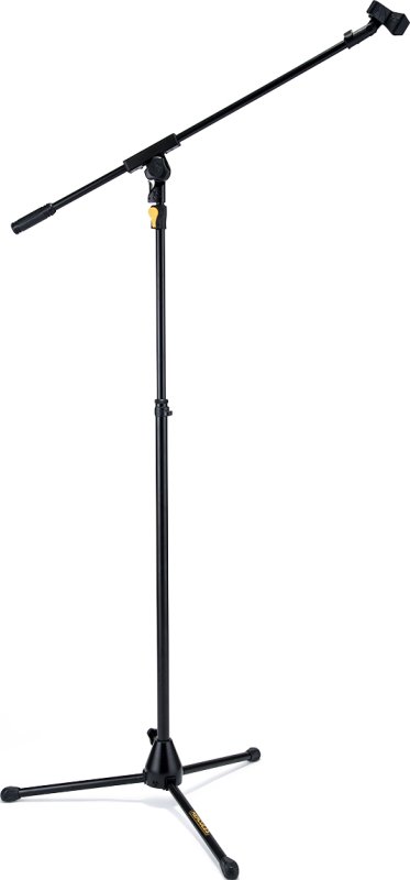 Hercules Stands - Tripod Microphone Stand With Boom & Mic Clip & EZ Grip Height Adjustment #MS631BPLUS