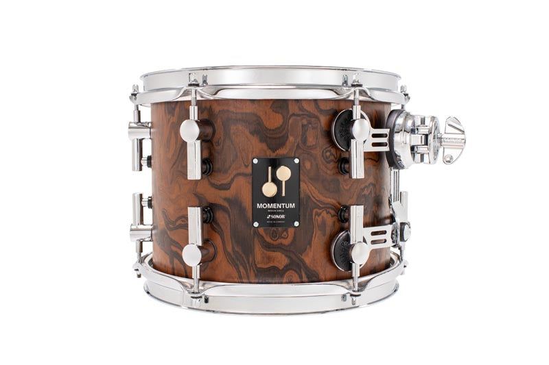 Sonor - MOMENTUM Tom 10" x 7.75", Maple, California Burl #MTM-10775-TT-CBU