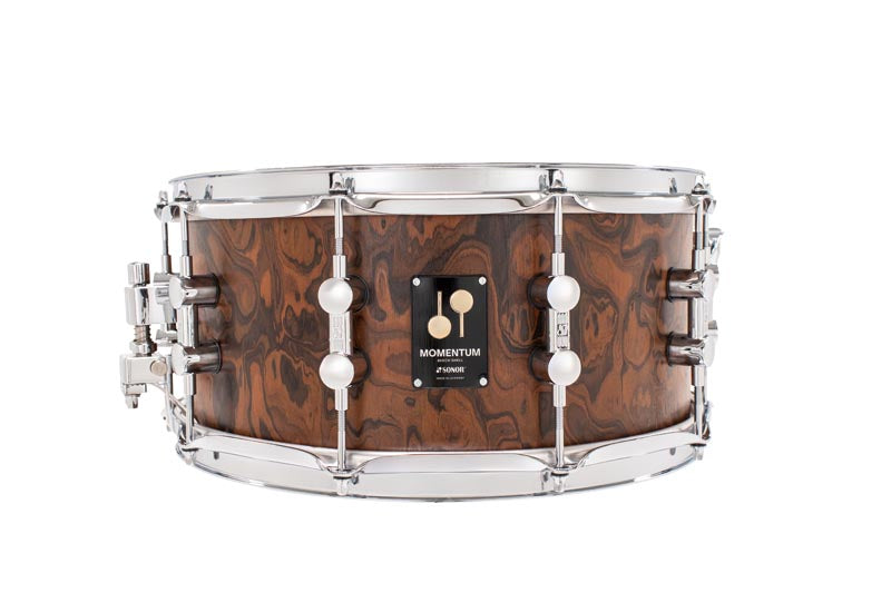 Sonor - MOMENTUM Snare Drum 14" x 6.5", Birch, California Burl #MTR-1465-SDW-CBU