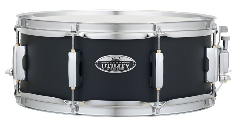 Pearl - Modern Utility 14"x5.5" Maple Snare Drum, Satin Black #MUS1455M227