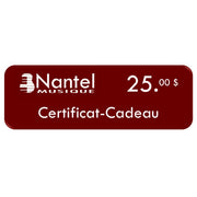 Certificat Cadeau 25$