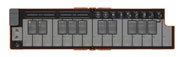Korg - Nanokey Fold- Foldable MIDI keyboard, Lava Orange #NANOKEYFDLO
