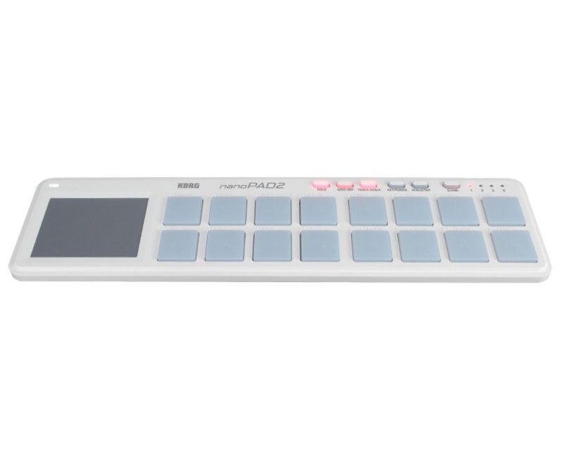 Korg - USB MIDI Controller - White #NANOPAD2-WH