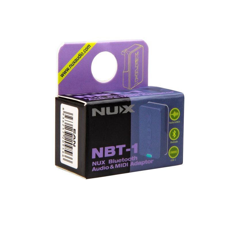 NUX - Bluetooth Audio & MIDI Dongle #NBT-1