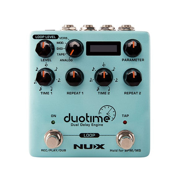 NUX - Duotime Dual Delay Pedal #NDD-6