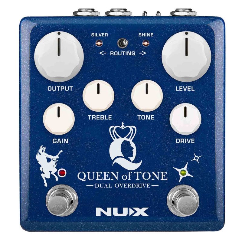 NUX - Queen Of Tone Dual Overdrive Effects Pedal #NDO-6