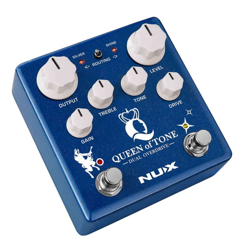 NUX - Queen Of Tone Dual Overdrive Effects Pedal #NDO-6