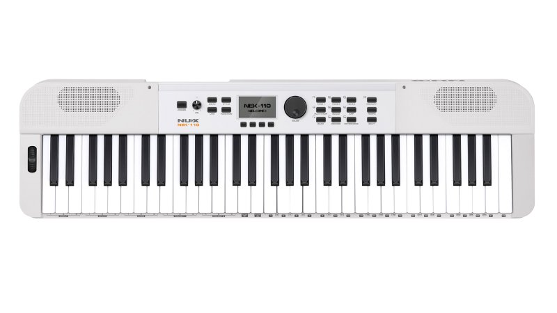 NUX - 61-Key Portable Keyboard with 700 Tones, White #NEK-110