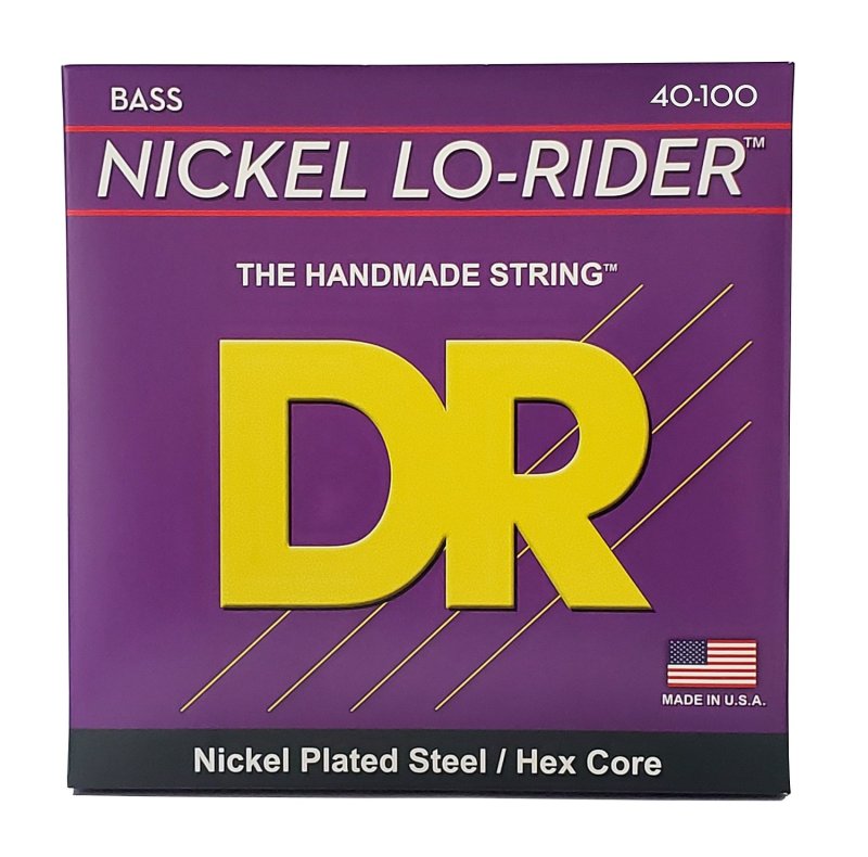 DR - Nickel Lo-rider Bass Strings, Light (40-100) #NLH-40