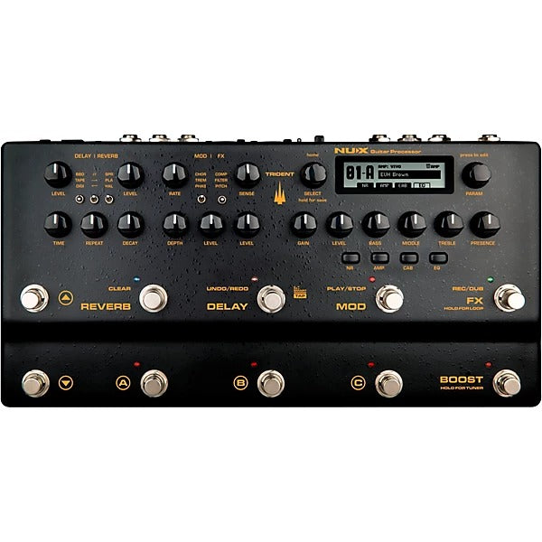 NUX - Trident Guitar Processor With Amps, IR Loader, FX and Phrase Looper #NME-5