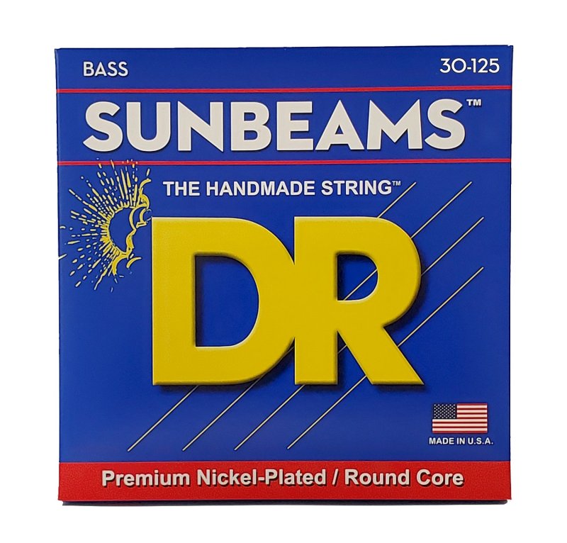 DR - Sunbeams 6-String Bass Strings, Medium (30-120) #NMR6-30