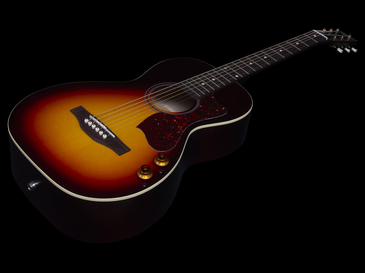 Norman B18 Parlor Cherry Burst GT Q-Discrete angle