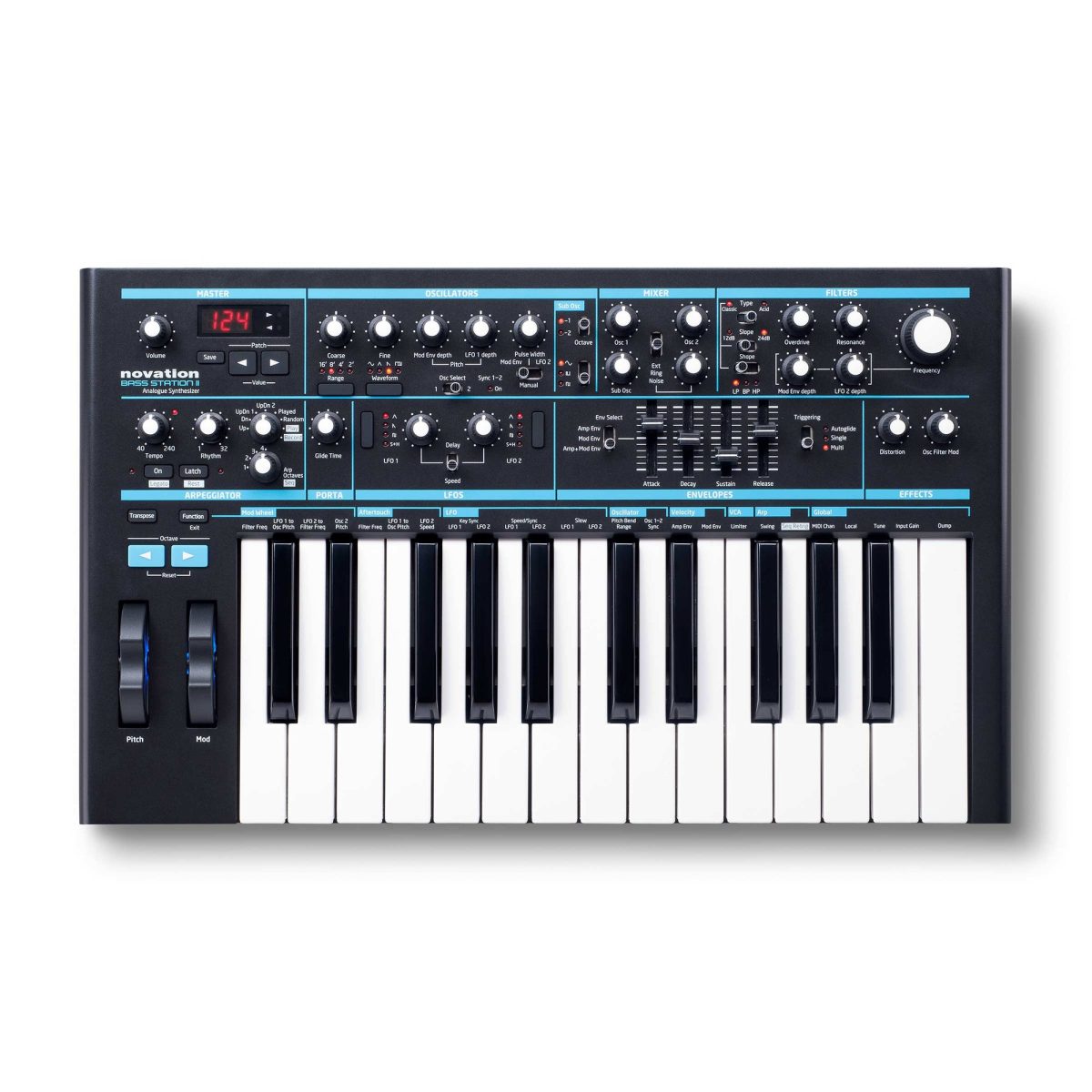 Novation - Bass Station II Classic Analogue Synthesiser
