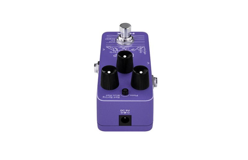 NUX - Damp Mini Pedal With Three Classic Reverb Models Effects Pedal #NRV-3