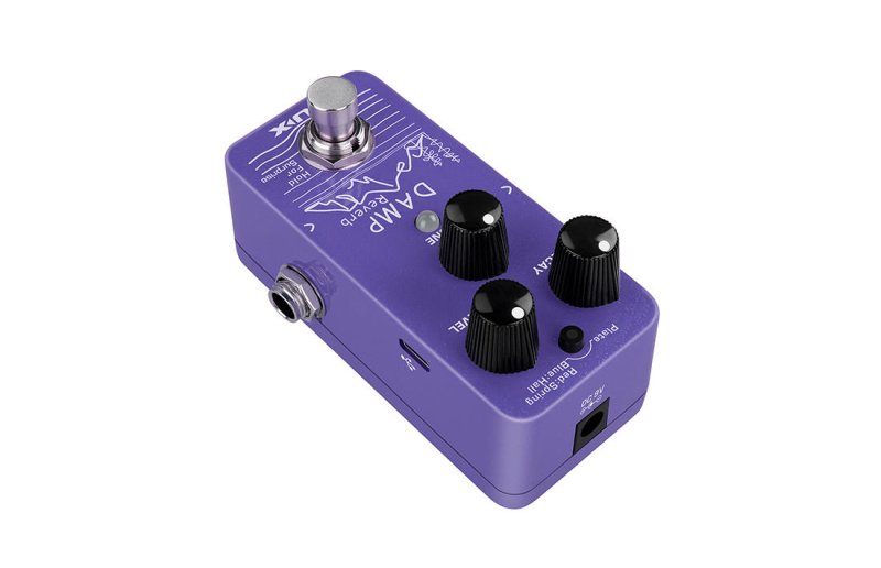 NUX - Damp Mini Pedal With Three Classic Reverb Models Effects Pedal #NRV-3