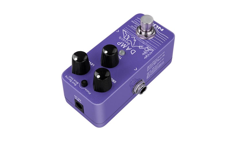 NUX - Damp Mini Pedal With Three Classic Reverb Models Effects Pedal #NRV-3
