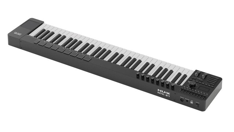 NUX - 61-Key MIDI Keyboard Controller, Black #NTK-61