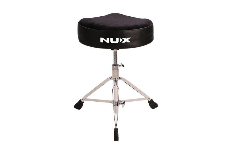 NUX - Double Braced Motorcycle Style Drum Throne #NUX-DRUMTHRONE