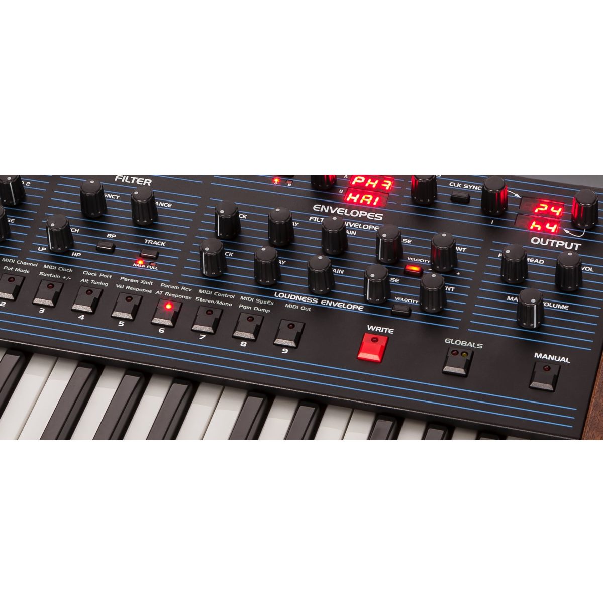 Oberheim - OB-6 by Sequential - 6-Voice Polyphonic Analog Synthesizer