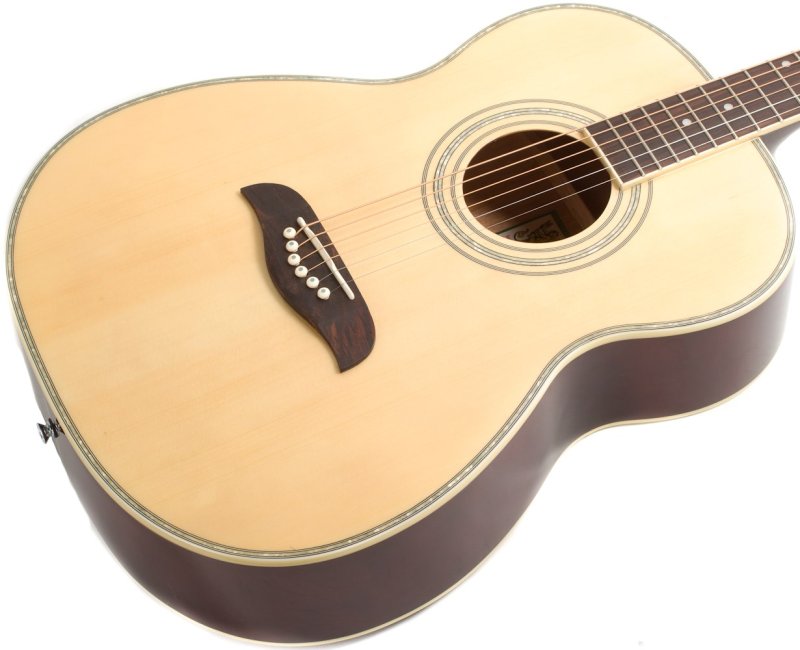 Oscar Schmidt - Folk-Size Acoustic Guitar - Natural #OF2-A