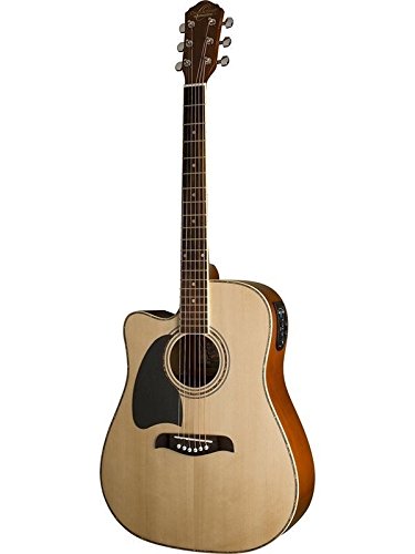 Oscar Schmidt - Left-Handed Dreadnought Cutaway Acoustic-Electric Guitar #OG2CELH-A