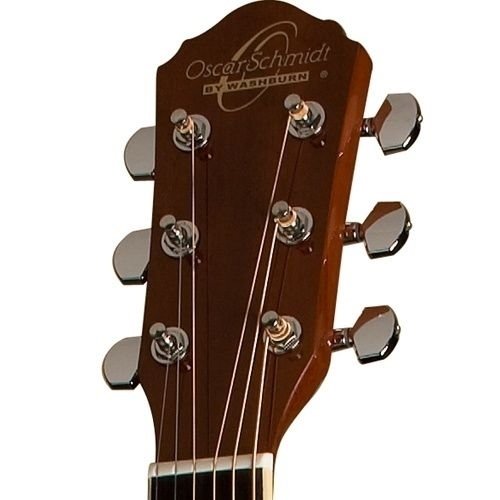 Oscar Schmidt - Left-Handed Dreadnought Cutaway Acoustic-Electric Guitar #OG2CELH-A