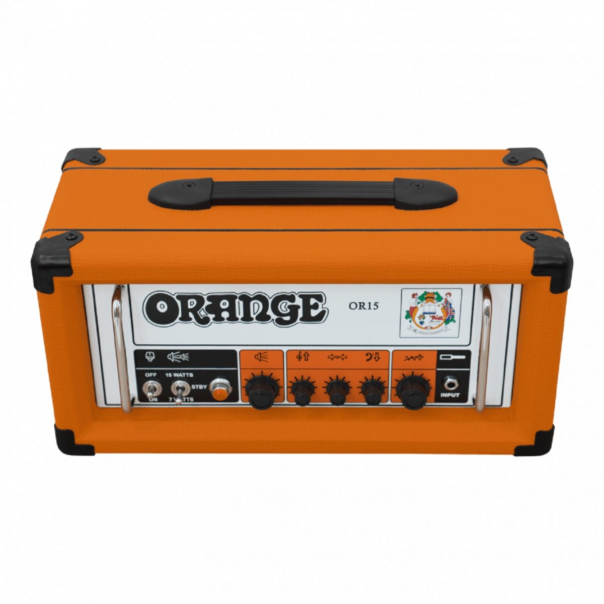 Orange - OR15 Guitar Amp Head Front Top
