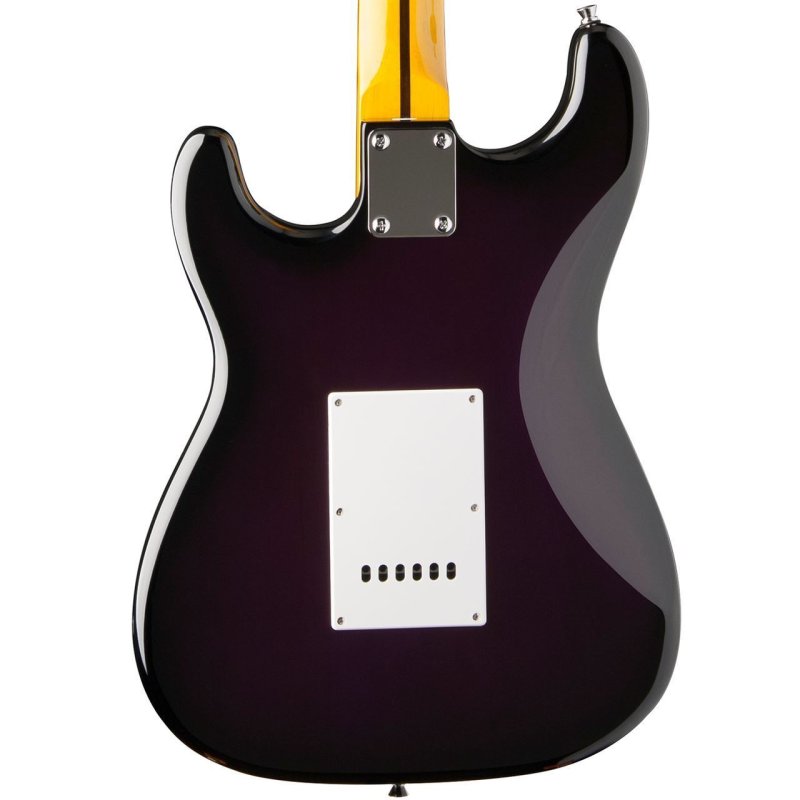 Oscar Schmidt - Purple Sunburst Solid Body Strat-Style Electric Guitar #OS-300-PS-A