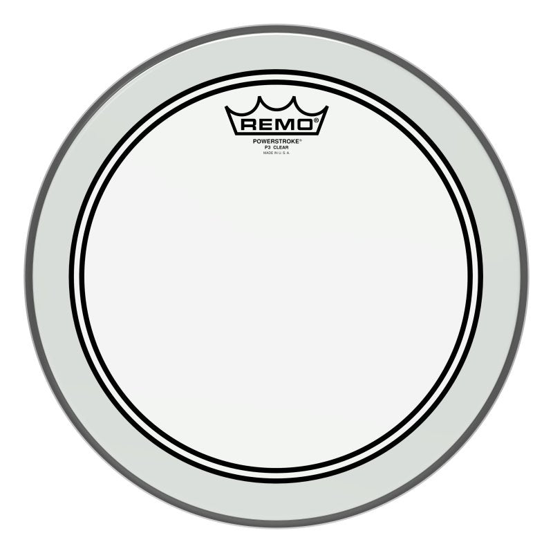 Remo - Powerstroke® P3 Clear Drumhead, 12" #P3-0312-BP