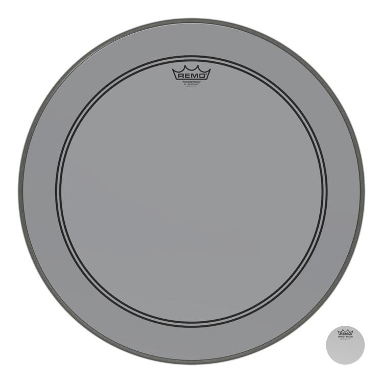 Remo - Powerstroke 3 Colortone Bass Drum Head 22" - Smoke #P3-1322-CT-SM