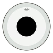 Remo - Powerstroke® P3 Clear Black Dot™ Drumhead - Top Black Dot™, 24" #P3-1324-10