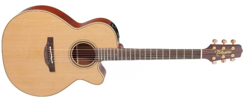 Takamine - Pro Series 3 NEX Body Acoustic Electric Guitar with Case #P3NC