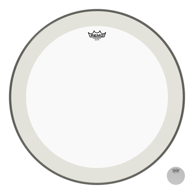 Remo - Powerstroke® P4 Clear Drumhead, 24" #P4-1324-C2
