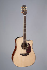 Takamine - Dreadnought Cutaway Acoustic-Electric Guitar - Natural #P4DC