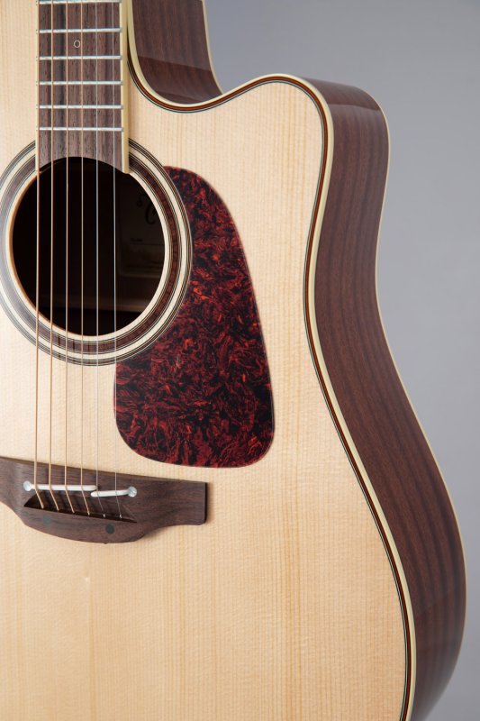 Takamine - Dreadnought Cutaway Acoustic-Electric Guitar - Natural #P4DC