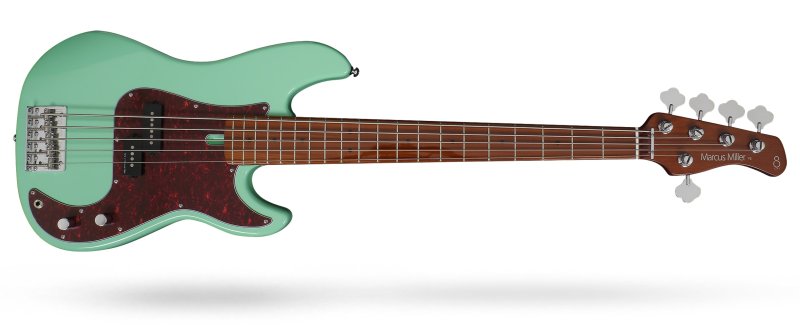 Sire - Marcus Miller P5 Alder 5-String Electric Bass, Mild Green #P5-ALDER-5-2NDGEN-MLG