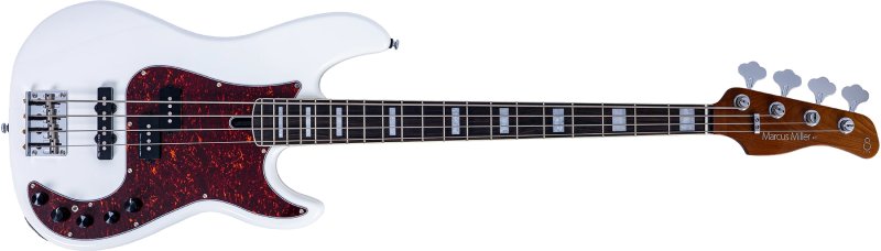 Sire - Sire P7 New Gen PJ Bass Guitar with Marcus Super-PJ Revolution Pickups, Antique White #P7-ALDER-4-NEWGEN-AWH